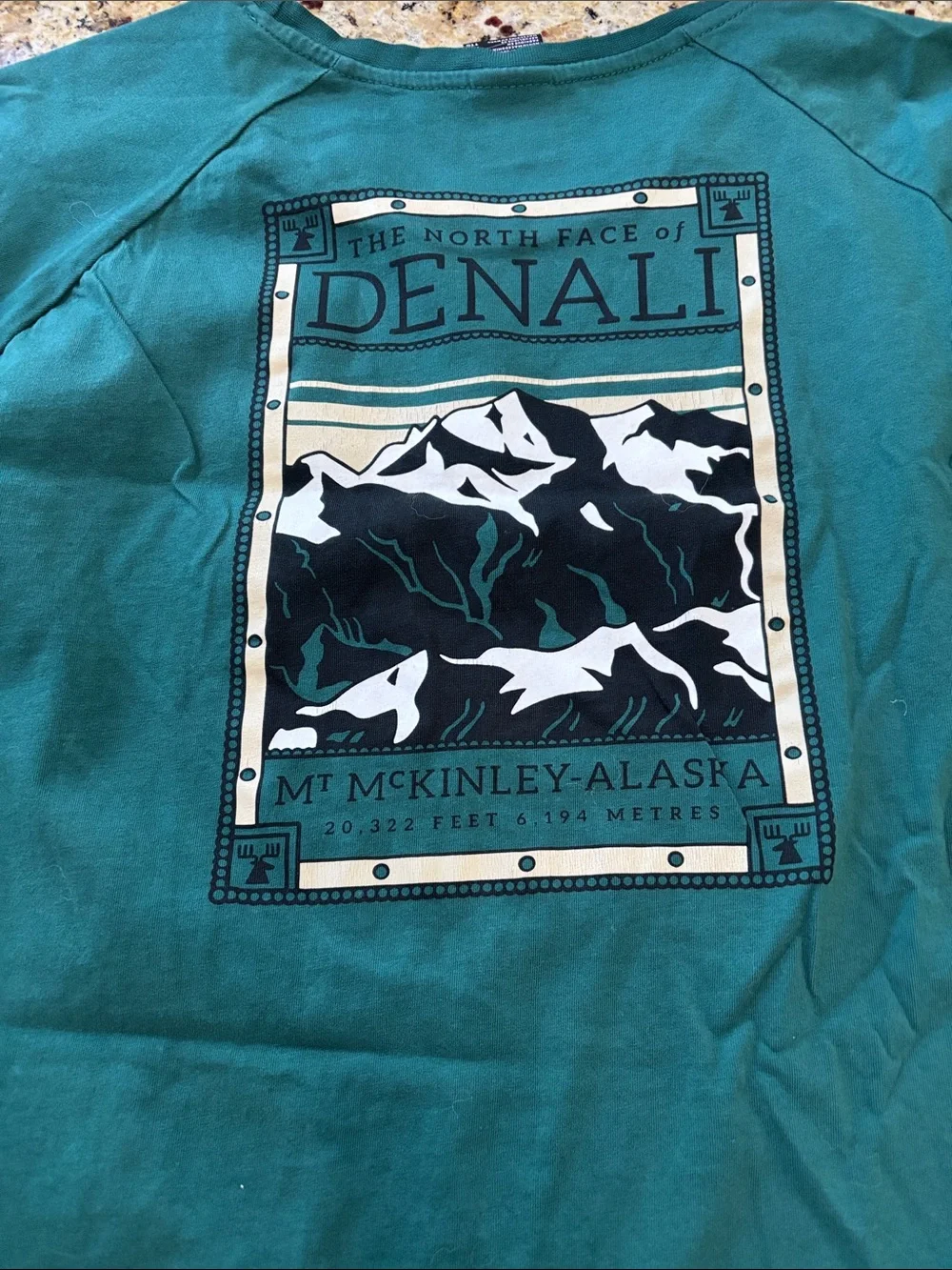 The North Face Green Crew Short-Sleeve Tee